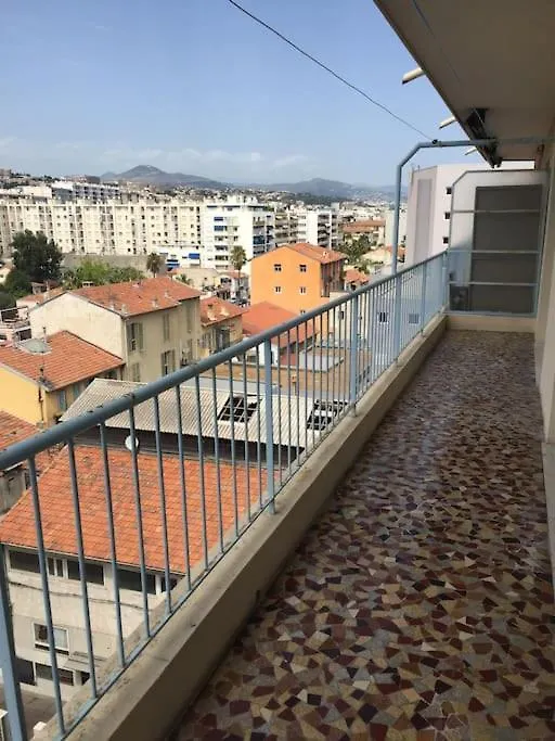 Large Flat Terrace Sea View, Promenade Des Anglais Nice France