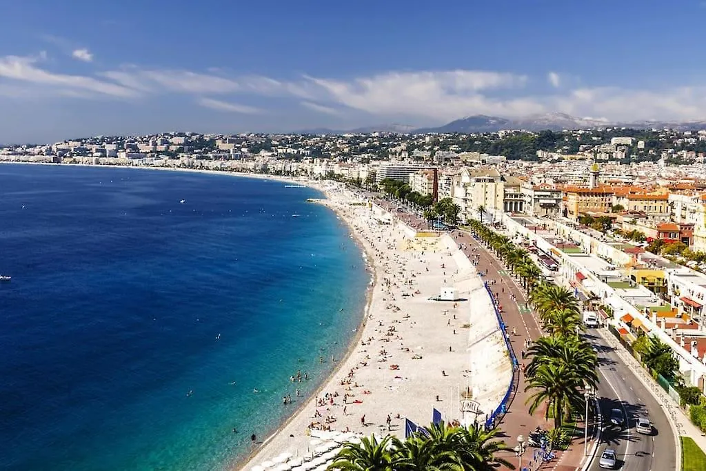 Large Flat Terrace Sea View, Promenade Des Anglais Nice France